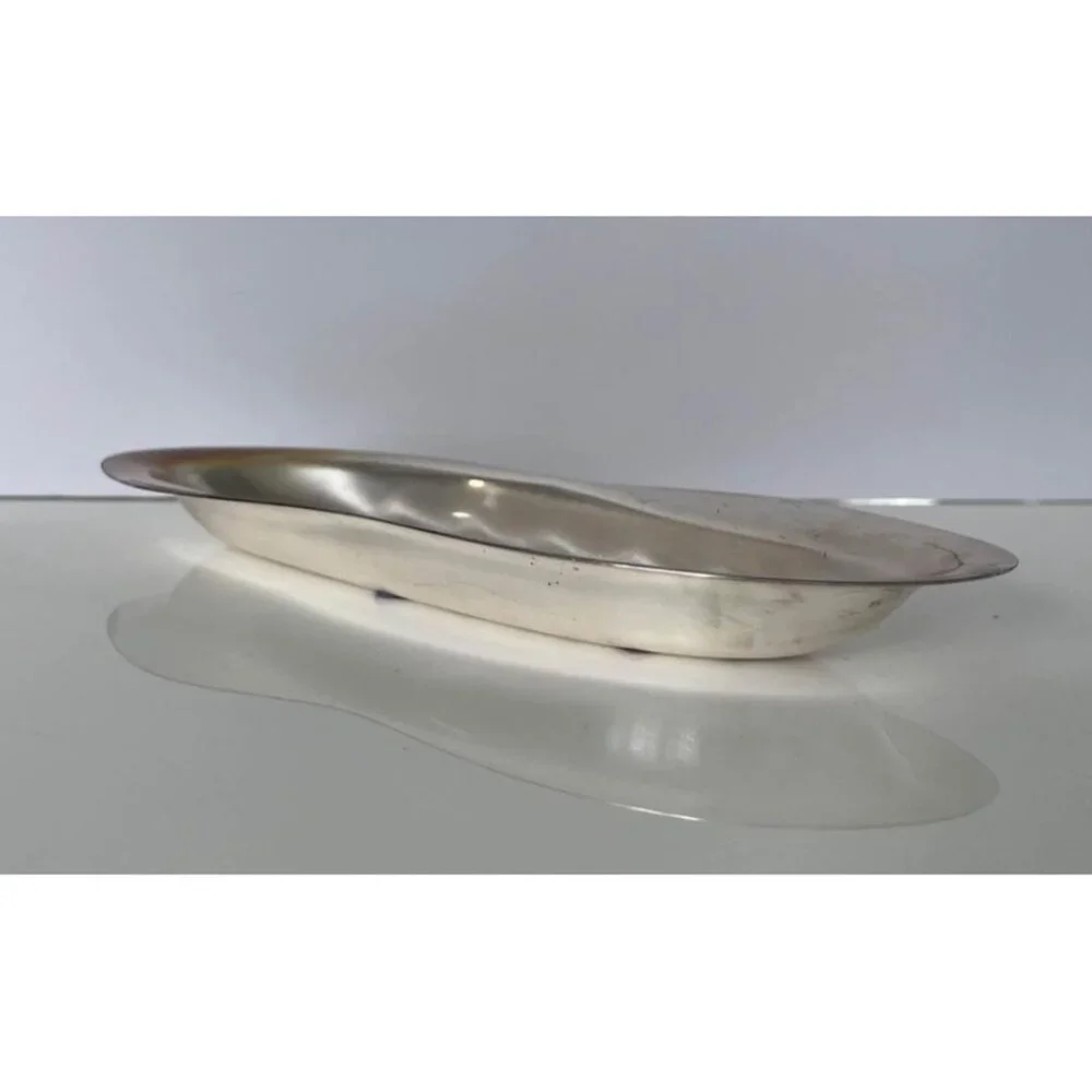 MCM-set of 2 Silver Dish WMF IKORA Tarnish Resistant # 670 6423